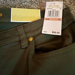 Michael Kors, Izzy, BNWT, size 12, olive green
